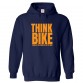 Think Bike Then Get The Fuck Out Of My League Funny Unisex Classic Kids and Adults Pullover Hoodie For Bike Lovers